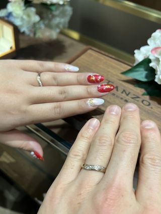 【TANZO.(鍛造指輪)の口コミ】 最初は何店舗か見てから決定しようと考えていましたが、スタッフ様の接客…