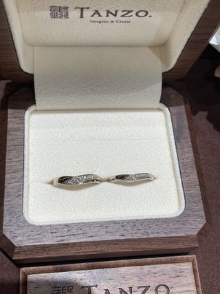 【TANZO.(鍛造指輪)の口コミ】 デザインはフルオーダーで好みにできるし、担当さんとご相談、アドバイス…