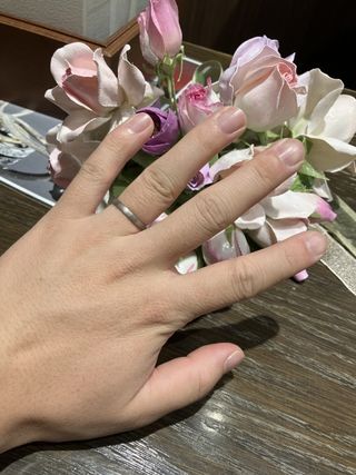 【TANZO.(鍛造指輪)の口コミ】 シンプルな作りでゴージャス感もあり、とても綺麗な仕上がりとなっていま…