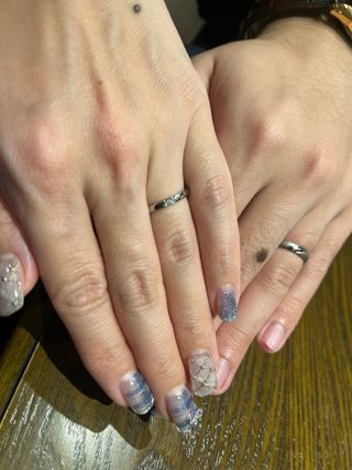 【TANZO.(鍛造指輪)の口コミ】 シンプルで、且つ人と被らないようなデザインを求めていました。ペア感を…