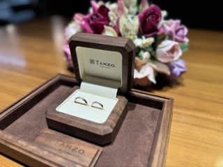 【TANZO.(鍛造指輪)の口コミ】 色や形、デザインなど、試着したりお話したりする中で自分の好きを詰め込…