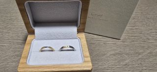 【Cayof(カヨフ)の口コミ】 セミオーダー形式でリングを選べ、色々悩みましたが2色のデザインが気に入…