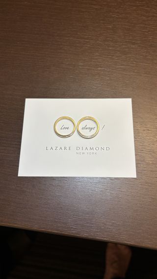 【ラザール ダイヤモンド(LAZARE DIAMOND)の口コミ】 マーキーという指輪だけがプラチナとゴールドを特殊な成形方法で作られて…