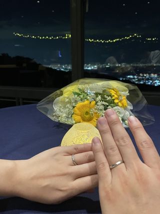 【アイプリモ(I-PRIMO)の口コミ】 ダイヤ入りで、指にはめたときのウェーブの形がとても綺麗なのがおすすめ…