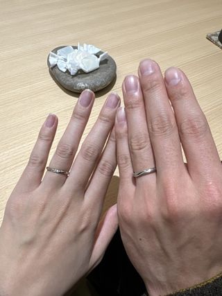 【出雲結(いずもゆい)の口コミ】 どの指輪もデザインが素敵だったけど、シンプルで唯一無二のデザイン感の…
