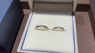 【FISCHER(フィッシャー)の口コミ】 プラチナとキャラメルゴールドの2色を組み合わせたリングです！キャラメル…