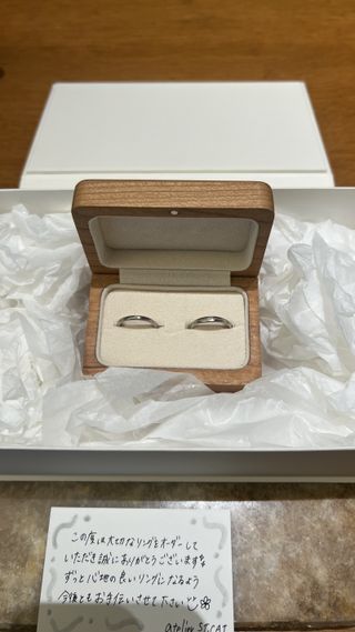 【atelier ST, CAT(アトリエ エスティーキャット)の口コミ】 ・シンプルなデザイン
・キラキラしすぎないデザイン
・セレクトオーダー…