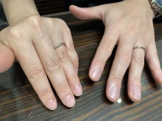 【AMATSU(アマツ)の口コミ】 仙酔島という身近な場所に縁を感じました。また、指輪が2色使いで可愛い。…