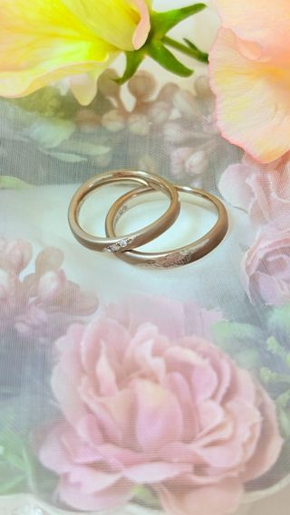 【ケイウノ ブライダル(K.UNO BRIDAL)の口コミ】 DIYが好きなので、既存のデザインではなく、お互いで作成できる指輪を探し…