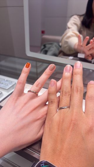 【アイプリモ(I-PRIMO)の口コミ】 アイプリモならではのピンクゴールドに出会えました！
形も自分の手の形に…