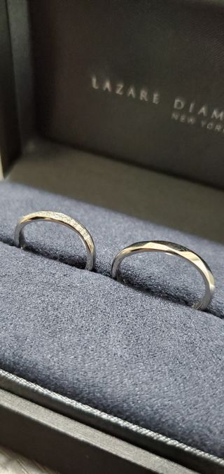 【ラザール ダイヤモンド(LAZARE DIAMOND)の口コミ】 ダイアモンドの輝きが綺麗❗二人の意見を尊重し、納得行くチョイスと店員さ…