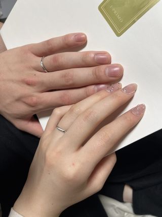 【アイプリモ(I-PRIMO)の口コミ】 シンプルで、普段使いしやすいものを選びました。男性用女性用でペアにな…