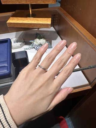 【銀座ダイヤモンドシライシの口コミ】 ウェーブ系が骨格的にも自分の好み的にもしっくりきたので、ウェーブに絞…