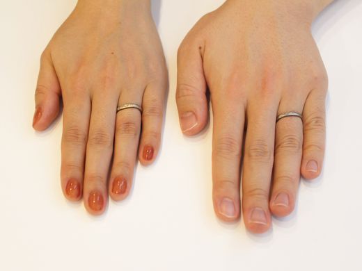 自分たちらしい自由な結婚指輪