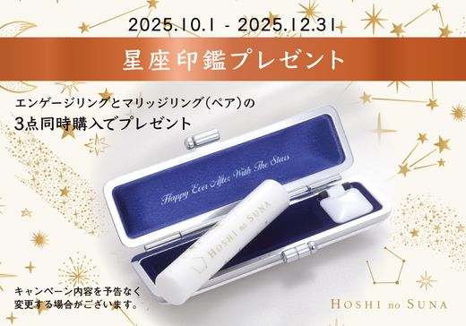 【12星座から選べる】オリジナル星座印鑑プレゼント