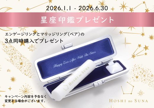 【12星座から選べる】オリジナル星座印鑑プレゼント