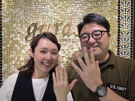 神戸市長田区　三田市からご来店「katamu」の結婚指輪をご成約頂きました
