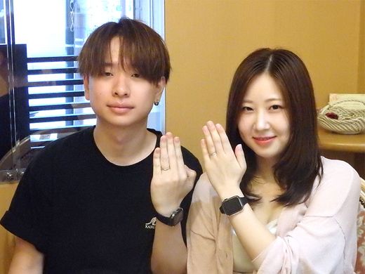 アレンジオーダーの結婚指輪