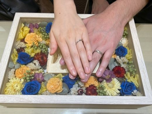 IDEALPlusfortの結婚指輪をご成約頂きました