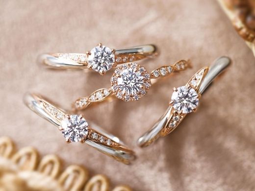 大人可愛いオシャレなコンビリング ステルジュラーレのブライダルフェア ♡