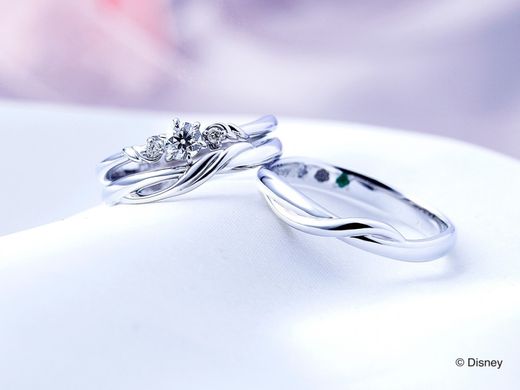 ディズニーの世界観をぎゅっと詰めた ディズニーコレクションのブライダルフェア 1.ジュエリーボックスプレゼント！　2.ダイヤモンドのアップグレード！