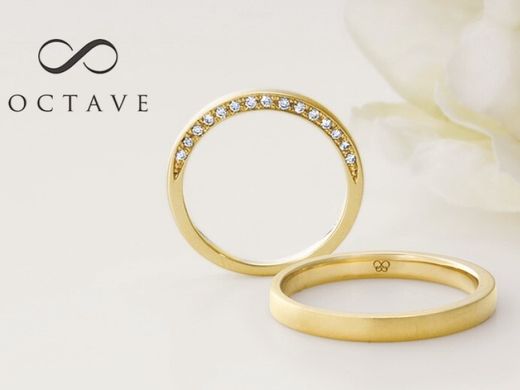 優しく繊細なデザインが特徴のオクターヴをペアでご成約いただいたお客様へ　ベビーリングをプレゼント！