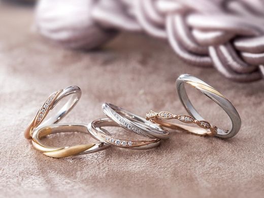 大人可愛いオシャレなコンビリング ステルジュラーレのブライダルフェア ♡