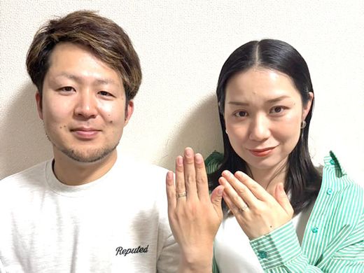 自分たちで作ったからこそ、愛着がある指輪となりました。