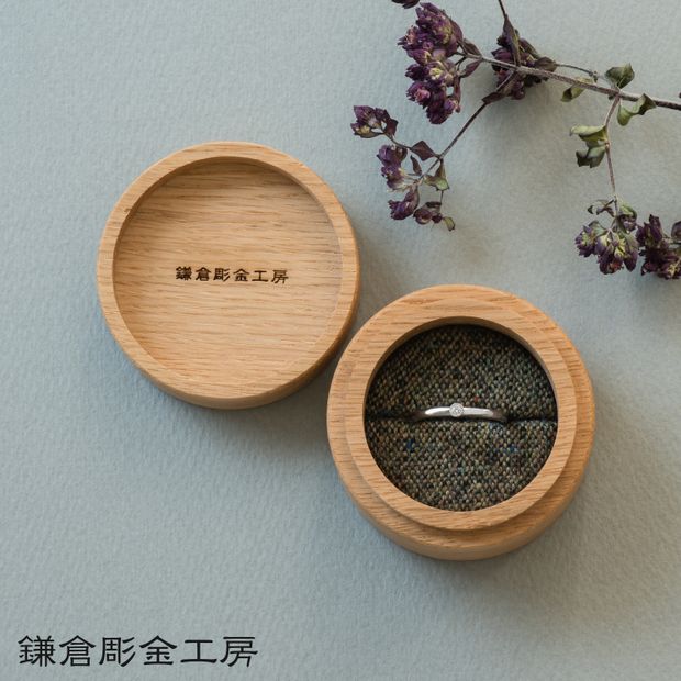 【鎌倉彫金工房】【想いを込める婚約指輪】ダイヤ・Pt900(プラチナ)クリア仕上げ