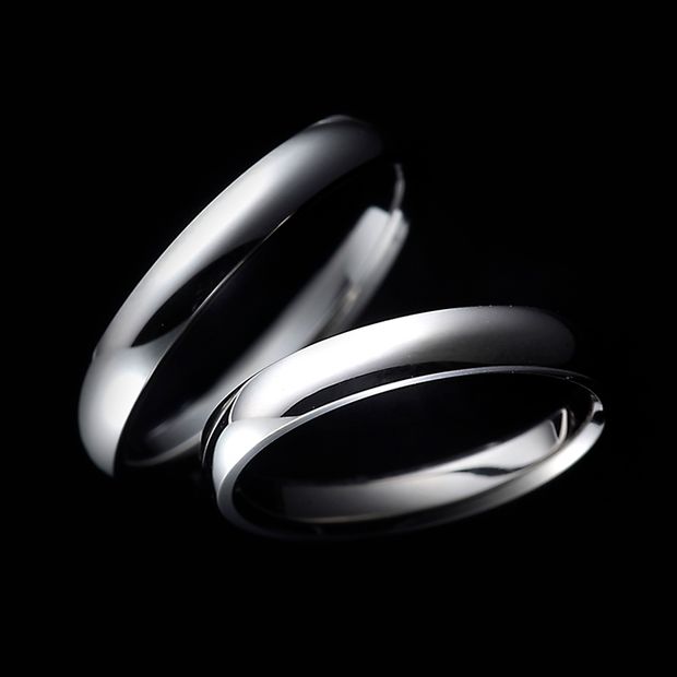 【TANZO.(鍛造指輪)】[TANZO. basic] oval straight