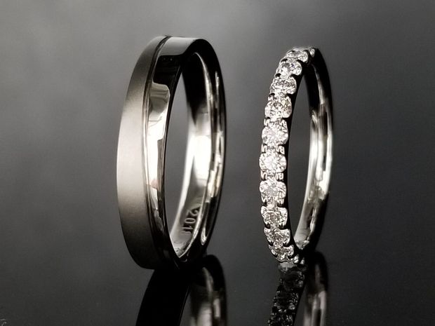 【TANZO.(鍛造指輪)】ダイヤを支えて離さない、職人が魂で鍛えたプラチナの結婚指輪