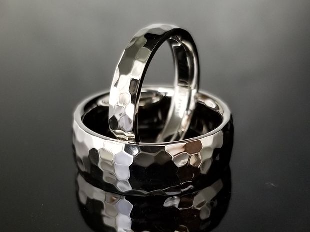 【TANZO.(鍛造指輪)】プラチナをたっぷり使った鍛造オーダーメイドリング