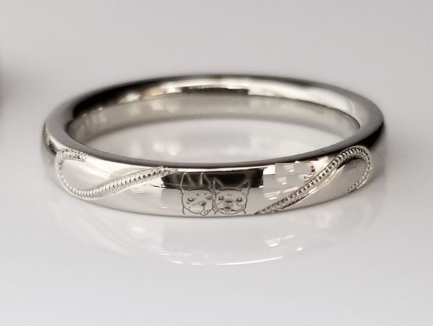 【TANZO.(鍛造指輪)】お二人の好みに合わせてお造りしたご結婚指輪