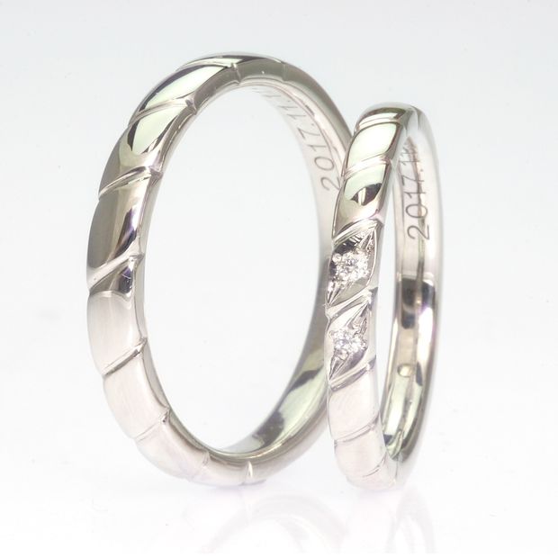 【TANZO.(鍛造指輪)】平甲丸ストレート