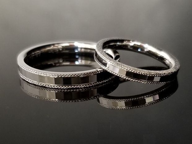 【TANZO.(鍛造指輪)】こだわりのプラチナカットの結婚指輪