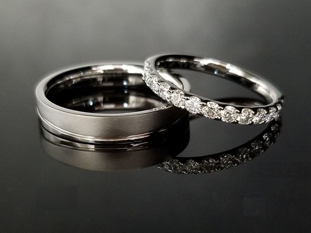 【TANZO.(鍛造指輪)】ダイヤを支えて離さない、職人が魂で鍛えたプラチナの結婚指輪