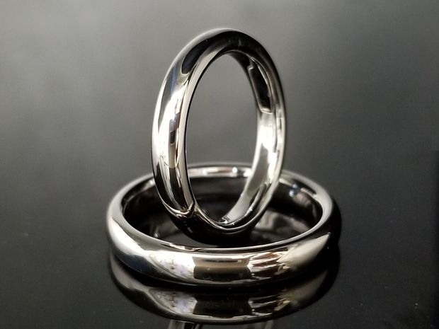 【TANZO.(鍛造指輪)】職人が鍛えお造りした、丸みあるマリッジリング