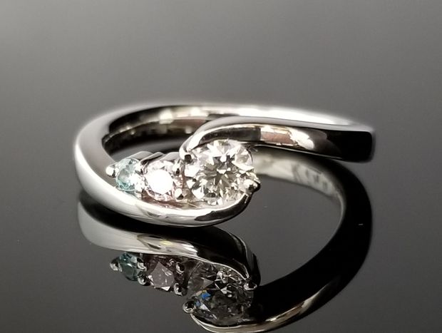 【TANZO.(鍛造指輪)】パステルカラーが目を惹く鍛造のオーダーメイド