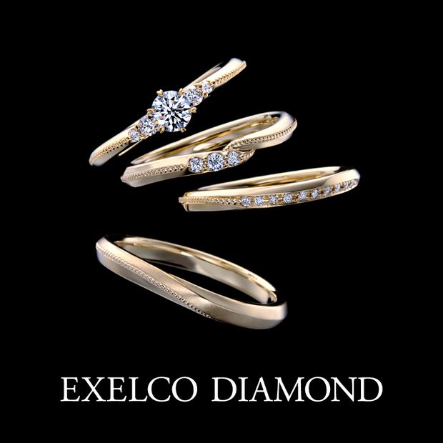 【エクセルコダイヤモンド(EXELCO DIAMOND)】《Coronet~コロネット~ YG》