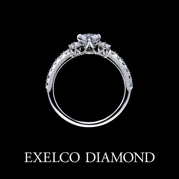 【エクセルコダイヤモンド(EXELCO DIAMOND)】《Beau Chateau~ビュー シャトー~ HEART》