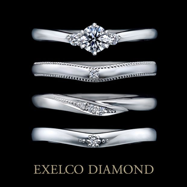 【エクセルコダイヤモンド(EXELCO DIAMOND)】《Tea Rose~ティー ローズ~》