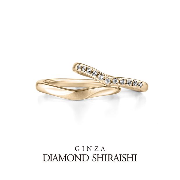 【銀座ダイヤモンドシライシ】Angel Ladder（エンジェルラダー） YG