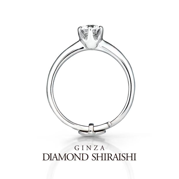 【銀座ダイヤモンドシライシ】スマイルプロポーズリング