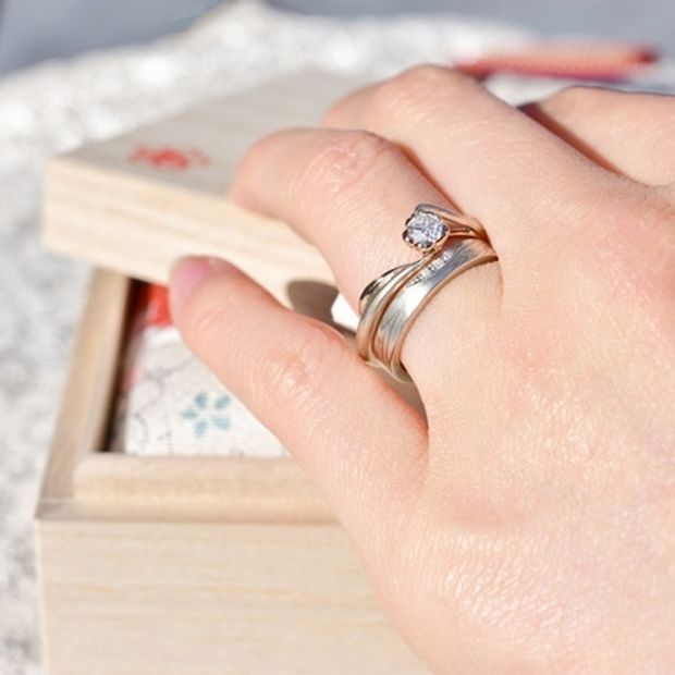 【杢目金屋(もくめがねや)】【杢目金屋】桜一輪