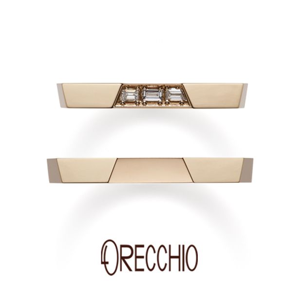 【ORECCHIO(オレッキオ)】＜safari～サファリ＞結婚指輪 FM-2229-KCH FM-2227-KCH