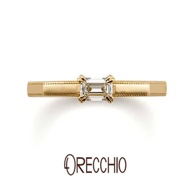 【ORECCHIO(オレッキオ)】＜safari～サファリ＞婚約指輪　FE-1204