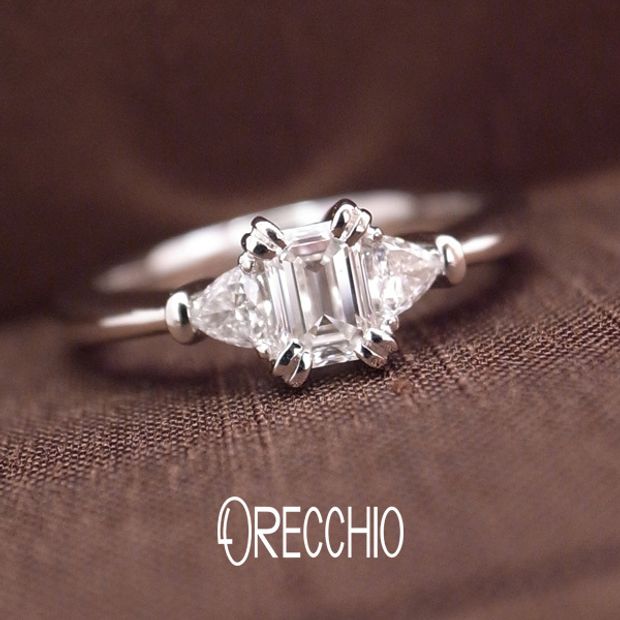 【ORECCHIO(オレッキオ)】＜aman～アマン＞婚約指輪　AE-1306