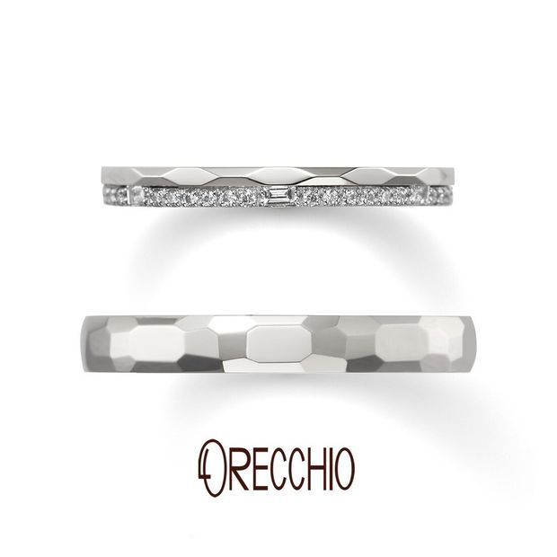 【ORECCHIO(オレッキオ)】＜aman～アマン＞結婚指輪　AM-2313/AM-2314