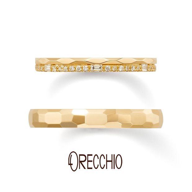 【ORECCHIO(オレッキオ)】＜aman～アマン＞結婚指輪　AM-2313/AM-2314