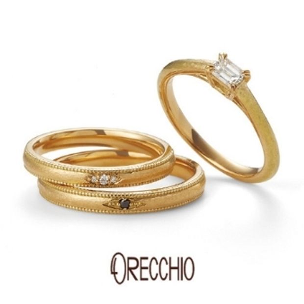 【ORECCHIO(オレッキオ)】ベチバー～シンプルなデザインにハンマー仕上げを施したアンティーク風デザイン